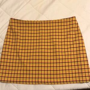 Plaid mini skirt urban outfitters